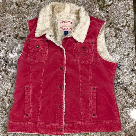 Limited Too Other - Limited Too Pink Corduroy Vest Jacket Girls